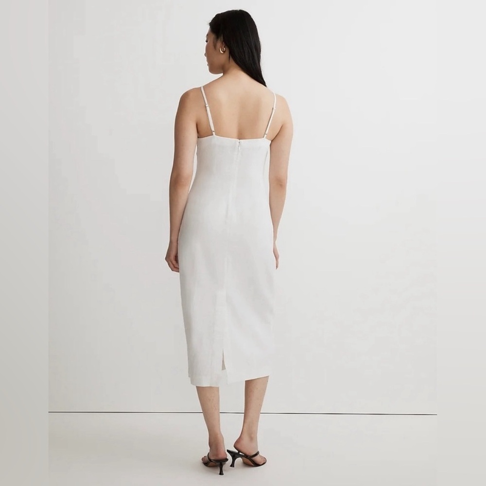 Madewell Goldie 100% Linen Dress - Gem